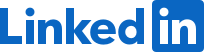 LinkedIn logo in blue