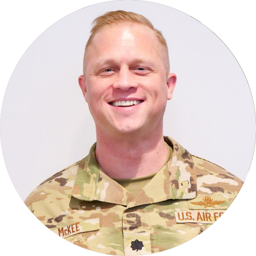 Headshot of Lt Col John McKee